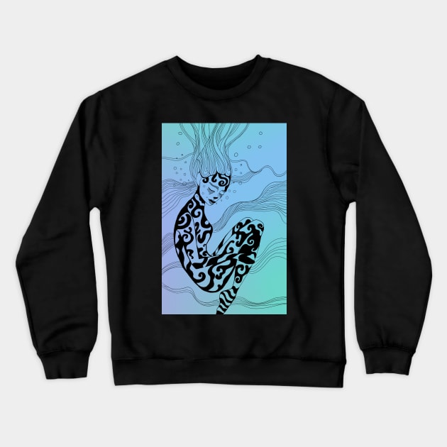 Underwater Crewneck Sweatshirt by Lavia